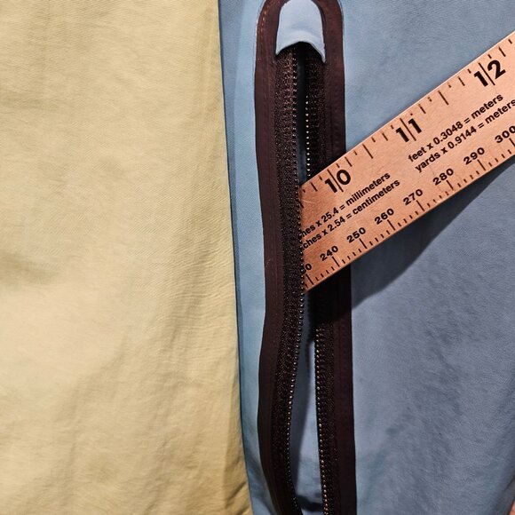 Lands End Jacket Mens Large colorful retro hipster wind breaker beachy coastal - Picture 6 of 16